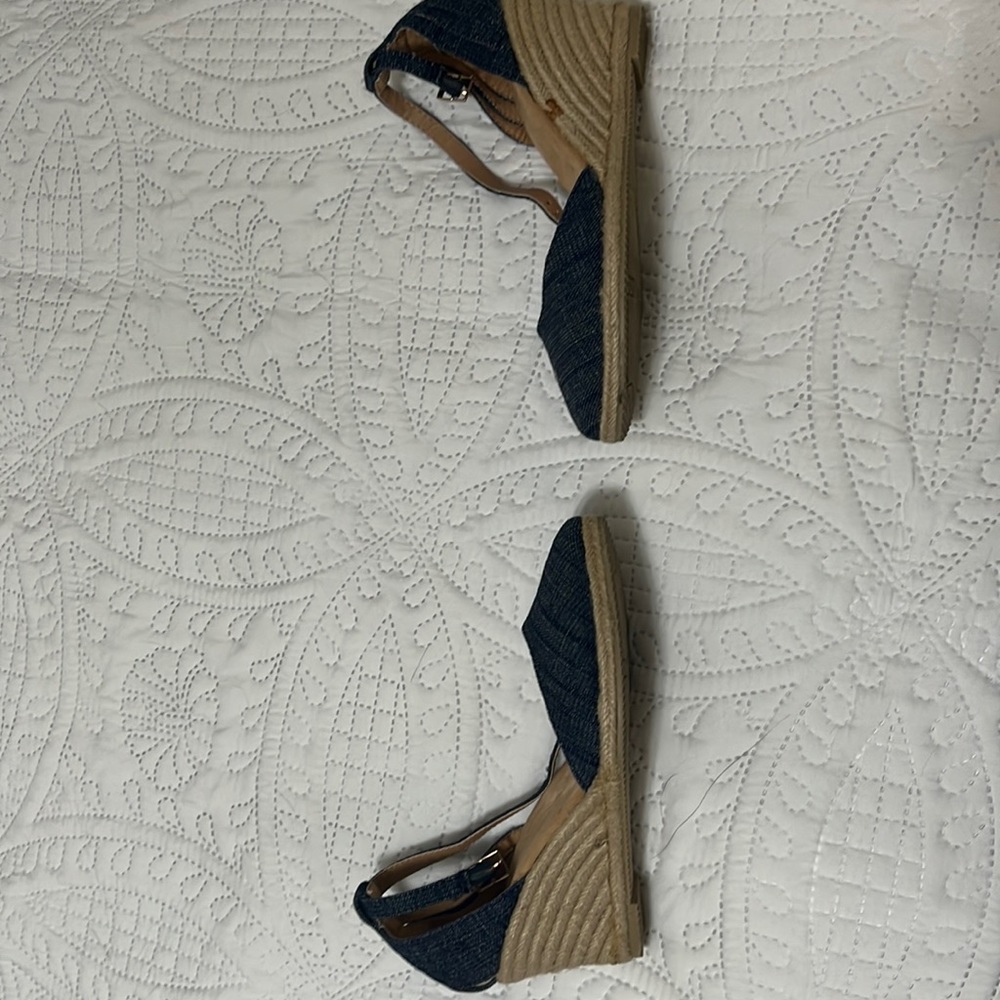 White Mountain Denim Wedges